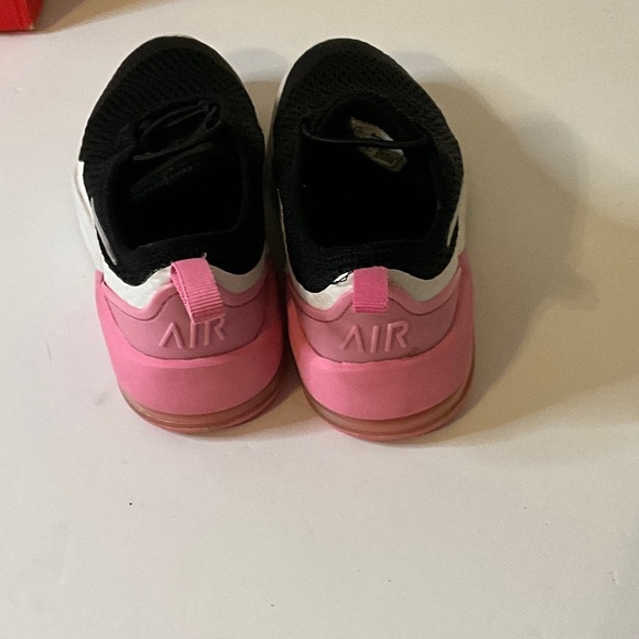 Nike Kids Black and Pink Sneakers with White Accents - Picture 2 of 3